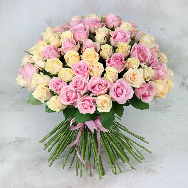 Роза розовая, Россия, 60см